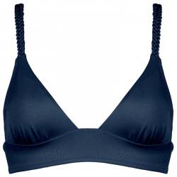 Watercult - Women's Makramé Love Bikini Top 7039 - Bikini-Top Gr 36 - Cup: B blau von WATERCULT