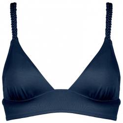 Watercult - Women's Makramé Love Bikini Top 7039 - Bikini-Top Gr 42 - Cup: C blau von WATERCULT