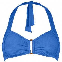 Watercult - Women's Sustainable Solids Bikini Top 7486 - Bikini-Top Gr 44 - Cup: D blau von WATERCULT