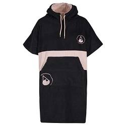 WAVE HAWAII Barravento Surfponcho für Körpergrößen 160-190 cm Poncho 100% ÖKO Baumwolle Velours Umkleidehilfe für Schwimmen Strand Surfen Surf Poncho Badeponcho Duschponcho für Herren und Damen von WAVE HAWAII