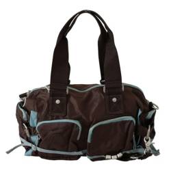 WAYFARER Braune Handtasche Duffel Travel Damen Geldbörse, Braun, one-size von WAYFARER