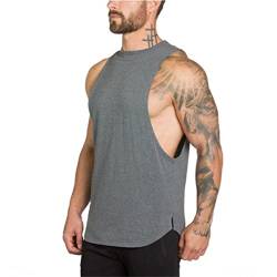 WAZZAP Tank Top Fitness Herren Ärmellos Muskelshirt Gym Workout Sport Bodybuilding Stringer Muscle T-Shirt von WAZZAP