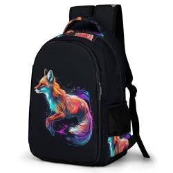 WCEECE Kids Schulranzen Ultraleichte Schultasche Mädchen Junge Kinder Schulrucksack Bunter Fuchs Grundschule Schultaschen 1-4. Klasse Rucksack von WCEECE