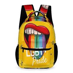 WCEECE Schulrucksack Jungen Teenager Mädchen Schultaschen Kinder Lgbt Pride Rucksäcke Wasserdicht Leichtgewicht Schulranzen Groß Für Schule Geschenke von WCEECE