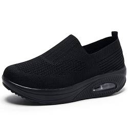 WDRHC Damen Outdoor Fitnessschuhe Atmungsaktive Mesh Schuhe Sport Slipper Schnelles Anziehen Sportschuhe Sneaker Turnschuhe Laufschuhe Pumps von WDRHC