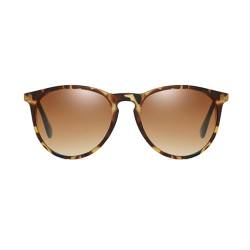 WDZAYXC Retro oval Polarisiert Sonnenbrillen für Damen Herren, UV400-Schutz(Leopard/Tee) von WDZAYXC
