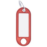 WEDO Schlüsselanhänger WEDO® 262 Schlüsselanhänger mit Ring rot - 10er Pa von WEDO