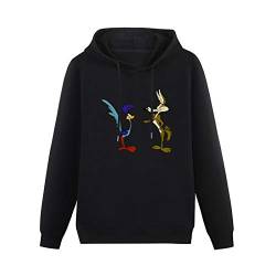 Hoodies Wile E Coyote and The Road Runner Long Sleeve Sweatshirts Black XXL von WEIDU