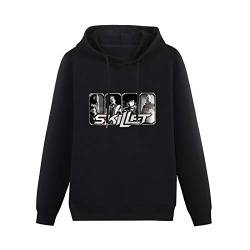 WEIDU Hoodies Crazy Skillet Band Long Sleeve Sweatshirts Black XL von WEIDU