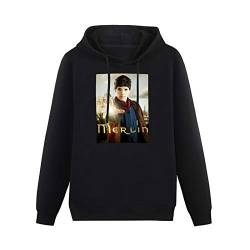 WEIDU Hoodies Custom Merlin Colin Morgan Long Sleeve Sweatshirts Black XXL von WEIDU