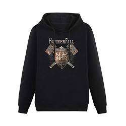 WEIDU Hoodies HammerFall Long Sleeve Sweatshirts Black XXL von WEIDU