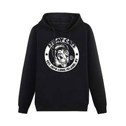 WEIDU Hoodies Stray Cat 'Est 1979' Long Sleeve Sweatshirts Black 3XL von WEIDU