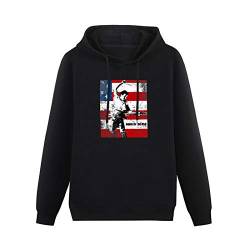 WEIDU Hoodies Teen Springsteen Born In The Usa Cotton Long Sleeve Sweatshirts Black M von WEIDU