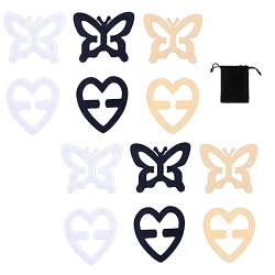 WEIESCIE 12 pcs BH Träger Clip, Damen BH Träger Halter,Unsichtbar BH Träger Clip Set für Damen Frauen,Perfekt für Kleider, Hemden, Trainingsoberteile und mehr von WEIESCIE