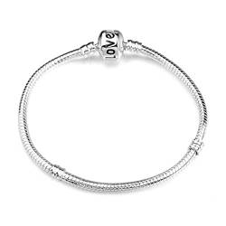 WEISSBIGR DIY Schmuck gefertigt schönes Armband 925 Armband Damen (Edelsteinfarbe: 9, Länge: 17 cm) (19 cm 10) von WEISSBIGR