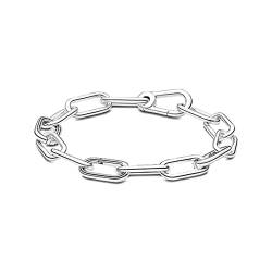 WEISSBIGR S925 Sterling Silber Winter-Stil Armband rund Modeschmuck Geschenk (Edelsteinfarbe: MB003, Länge: 16 cm) (17,5 cm BS043) von WEISSBIGR