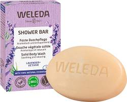 WELEDA Bio Shower Bar Feste Duschpflege Lavendel & Vetiver (1x 75g) von WELEDA