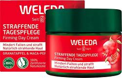 WELEDA Bio Straffende Tagespflege - Naturkosmetik Natural Anti Aging Gesichtscreme mit Granatapfelsamenöl & Maca-Peptiden. Feuchtigkeitscreme mindert Falten & erhöht Elastizität / Spannkraft (1x 40ml) von WELEDA
