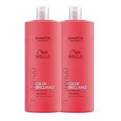 Wella 2x Care Brilliance Shampoo Für Feines Bis Normales Coloriertes Haar 1000 Ml von WELLA