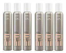 Wella EIMI Extra Volume-Mousse 6 x 300 ml Styling Schaumfestiger für starken Halt Professionals von WELLA