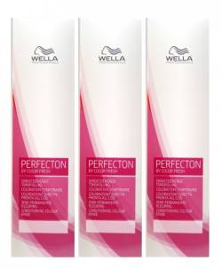 Wella Perfecton /8 perl 3 x 250 ml Tonspülung by Color Fresch Professionals von WELLA