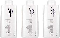 Wella SP Repair Shampoo 3x1000 ml von WELLA