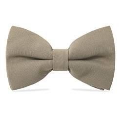 WELROG Klassische gebundene Fliege Kids & Men’Formal Solid Tuxedo Gabardine Einstellbare Fliege Krawatte für Erwachsene & Kinder für Hochzeitsfeier Ausgefallene Plain Bowties von WELROG