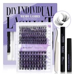 Wendy Lashes Lash Extension Set Wimpern Extensions Set Wimpern Extensions Kit Lashes Extensions Set mit Kleber wimpern extensions(C3+C9-D Curl) von WENDY LASHES