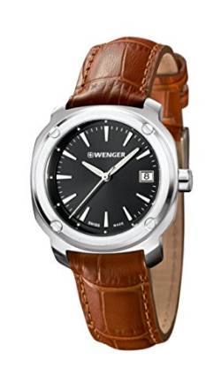 WENGER DamenArmbanduhr Analog Quarz Leder 01.1121.102 von WENGER