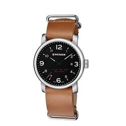 WENGER Herren-Armbanduhr WENGER URBAN METROPOLITAN 01.1041.136 Analog Quarz Leder WENGER URBAN METROPOLITAN 01.1041.136 von WENGER