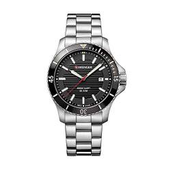 WENGER Herren Seaforce - Swiss Made Analog Quarz Edelstahluhr 01.0641.118 von WENGER