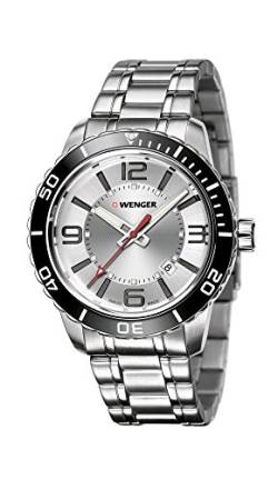 WENGER HerrenArmbanduhr Analog Quarz Edelstahl 01.0851.119 von WENGER