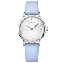 Wenger Damen Analog Quarz Uhr mit Stoff Armband 01.1721.108 von WENGER