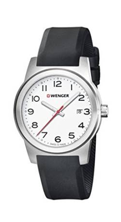 Wenger Unisex ErwachseneArmbanduhr Analog Quarz Silikon 01.0441.148 von WENGER