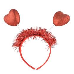 WENGU Pailletten-Stirnbänder, Valentinstag, Bälle, Tänzerin, Handschuhe, Kopfbedeckung für Party, Karneval, Feiern, Kopfbedeckung, Haarstyling, Haarreifen von WENGU