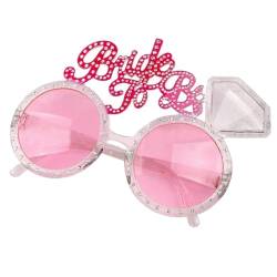 WENGU Party-Sonnenbrille, Strandbrille, lustige Flamingo-Partybrille, Strand-Sonnenbrille, lustige Brille, Partyzubehör, Flamingo-Partybrille von WENGU