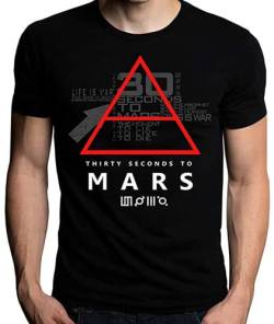 30 Thirty Seconds to Mars Glyphic Symbol Men's Round Neck T-Shirt 3XL von WENROU