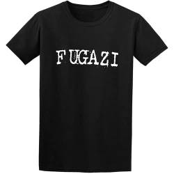 Fugazi Band Cotton Round Neck Tee Shirt for Men XL von WENROU
