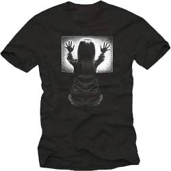 Men's T-Shirt Poltergeist Horror Movie T Shirt Designs Tops Fashion Casual Personality Tee Shirts M von WENROU