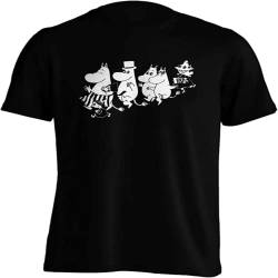 Moomin Family T-Shirt Mumin Tee Snufkin Snorkmaiden 3XL von WENROU