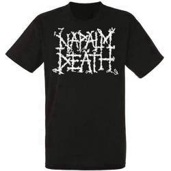 Napalm Death Logo Black T-Shirt Rock T-Shirt Rock Band Shirt 3XL von WENROU