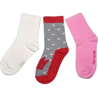 WERI SPEZIALS Strumpfhersteller GmbH Basicsocken Kinder Socken 3-er Pack für Mädchen >>Krone von WERI SPEZIALS Strumpfhersteller GmbH