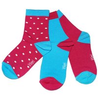 WERI SPEZIALS Strumpfhersteller GmbH Basicsocken Kinder Socken 3-er Pack für Mädchen >>Pünktchen von WERI SPEZIALS Strumpfhersteller GmbH