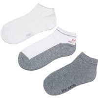 WERI SPEZIALS Strumpfhersteller GmbH Sneakersocken Sneakersocke 3-er Pack für Kinder und Damen>Sport Duo von WERI SPEZIALS Strumpfhersteller GmbH