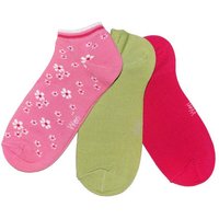 WERI SPEZIALS Strumpfhersteller GmbH Sneakersocken Sneakersocken 3-er Pack Mädchen Damen>Alpenveilchen von WERI SPEZIALS Strumpfhersteller GmbH