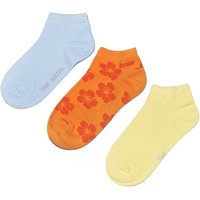 WERI SPEZIALS Strumpfhersteller GmbH Sneakersocken Sneakersocken 3-er Pack für Mädchen und Damen >>Hawaii von WERI SPEZIALS Strumpfhersteller GmbH