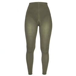 WERI SPEZIALS Damen Leggings mit Baumwolle - Strumpfhose ohne Fuß - Warm und Modisch - in Mehreren Farben. (54-56, Oliv) von WERI SPEZIALS