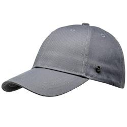 WEROR Herren Baseball Cap Baseballkappe Kappe Mütze WEROR-415.1 (Einheitsgröße, Grau) von WEROR