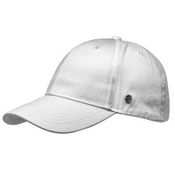 WEROR Herren Baseball Cap Baseballkappe Kappe Mütze WEROR-415.1 (Einheitsgröße, Weiß) von WEROR