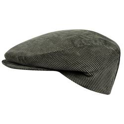 WEROR Herren Damen Schiebermütze Schirmmütze Flatcap Cap Mütze Cord WEROR-114-40790 (55, Oliv) von WEROR